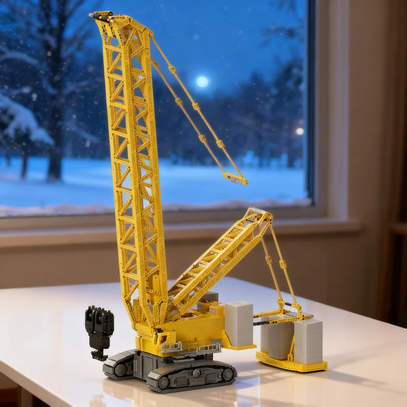 

5389pcs MOC Liebherr LR Mk1 Crawler Crane Technical Model Building blocks Architecture toys Christmas gifts Education Kids toy
