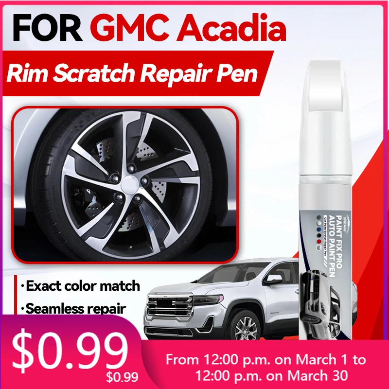 

Автомобильные аксессуары для GMC ACADIA 2007-2025 GMT900 C1XX: Карандаш для ремонта краски, средство для удаления царапин, DIY аксессуары для авто