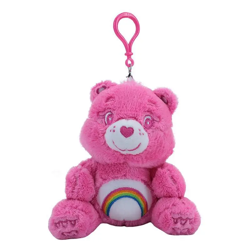 12cm cuidados ursos chaveiros de pelúcia mochila chaveiro casal ins estilos brinquedos de pelúcia mochila decoração aniversário bonito chaveiro de pelúcia