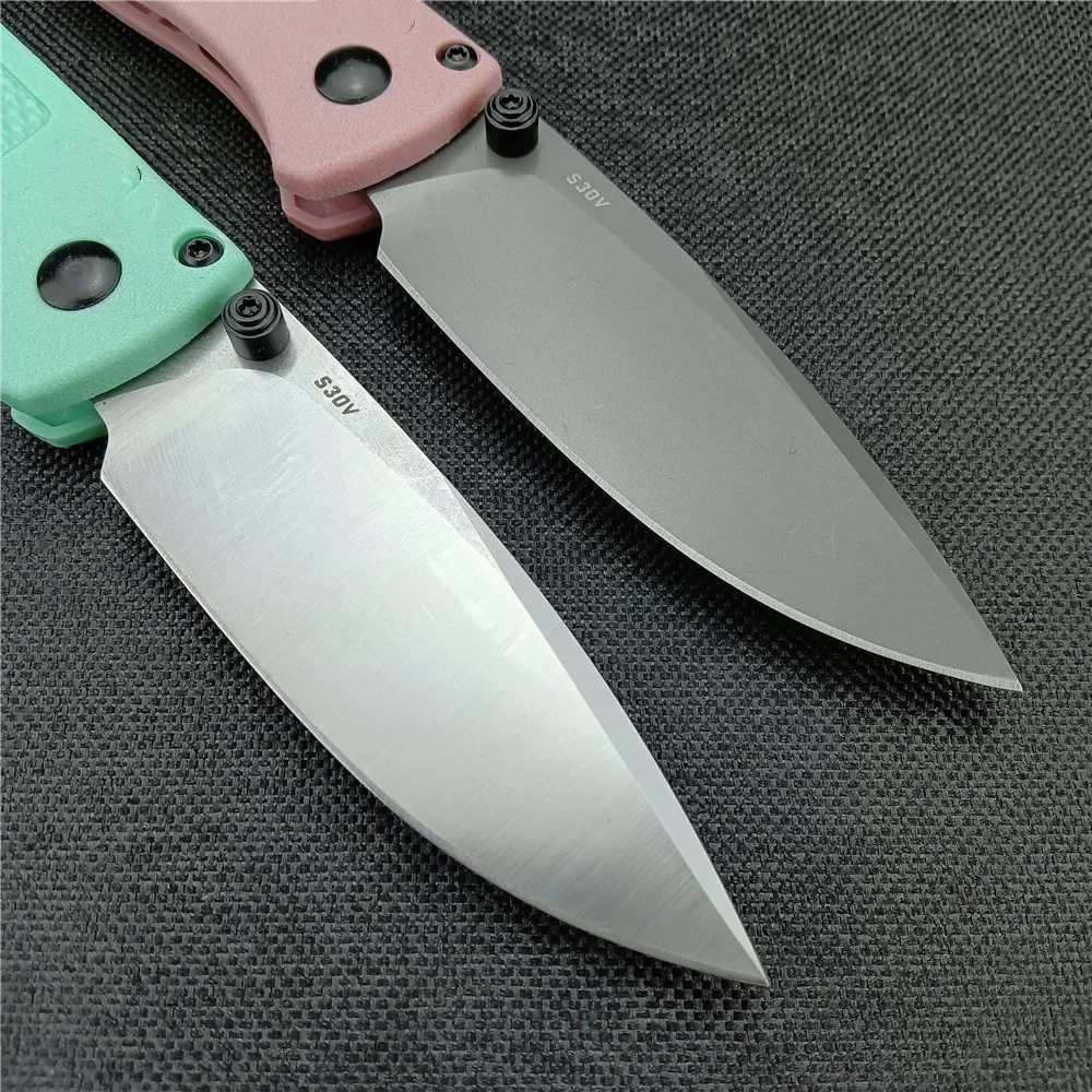 BM 533 Mini Bugout Folding Knife S30V Sharp Blade Nylon Glass Fiber Handle Outdoor Tactical Hunting Hand Tool EDC Knives