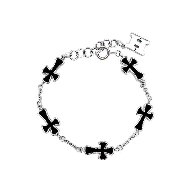 Shell Cross Bracelet for Men Boys, High-end Qualification Adjustable Charm Bracelets,Personalized Niche Jewelry Gift