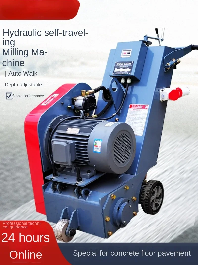 asphalt pavement renovation hydraulic self-propelled speed regulating milling machine