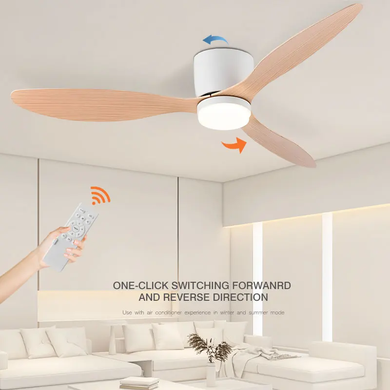 30W/40W DC Motor Mute Ceiling Fan Lights With Remote Control For Kitchen Bedroom Patio Dining room 42/52inch Ceiling Fan Light