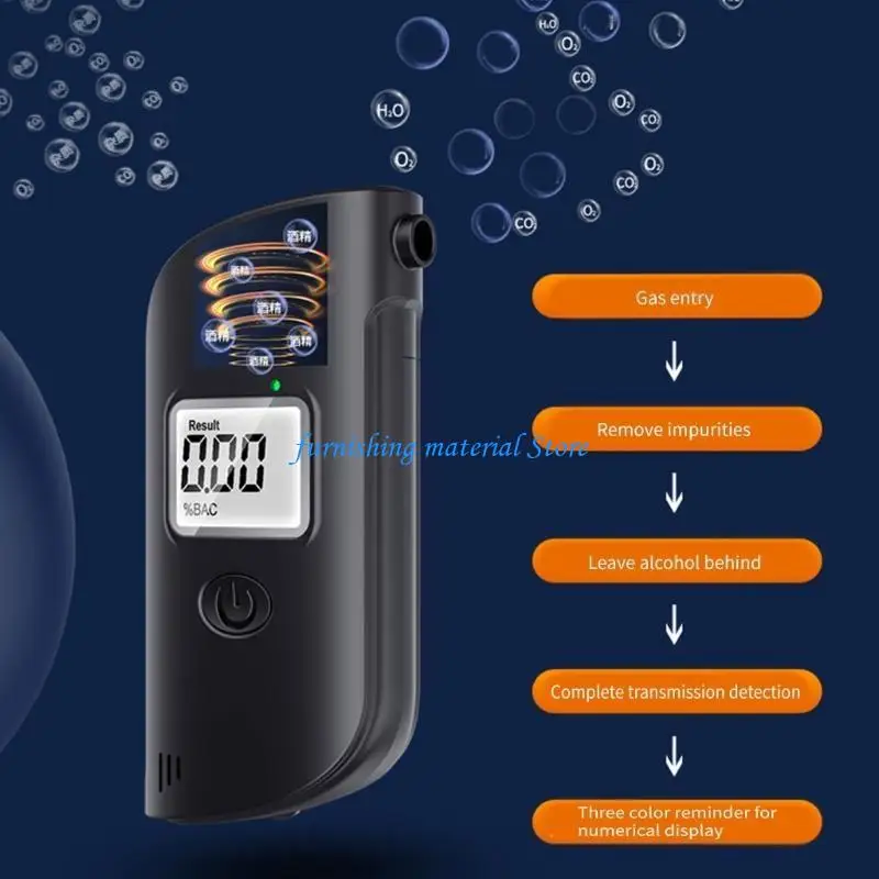 

Y5GD Digital Breath Tester Professional Breath Tester Breathalyzer Detectors
