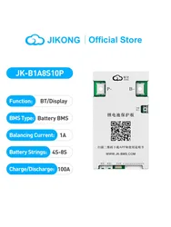 JIKONG BMS JK-B1A8S10P Lifepo4 Li-Ion Lto Battery  4S/ 8S 12V 24V Active Balance BMS  100A   Balance Current 1A 2A