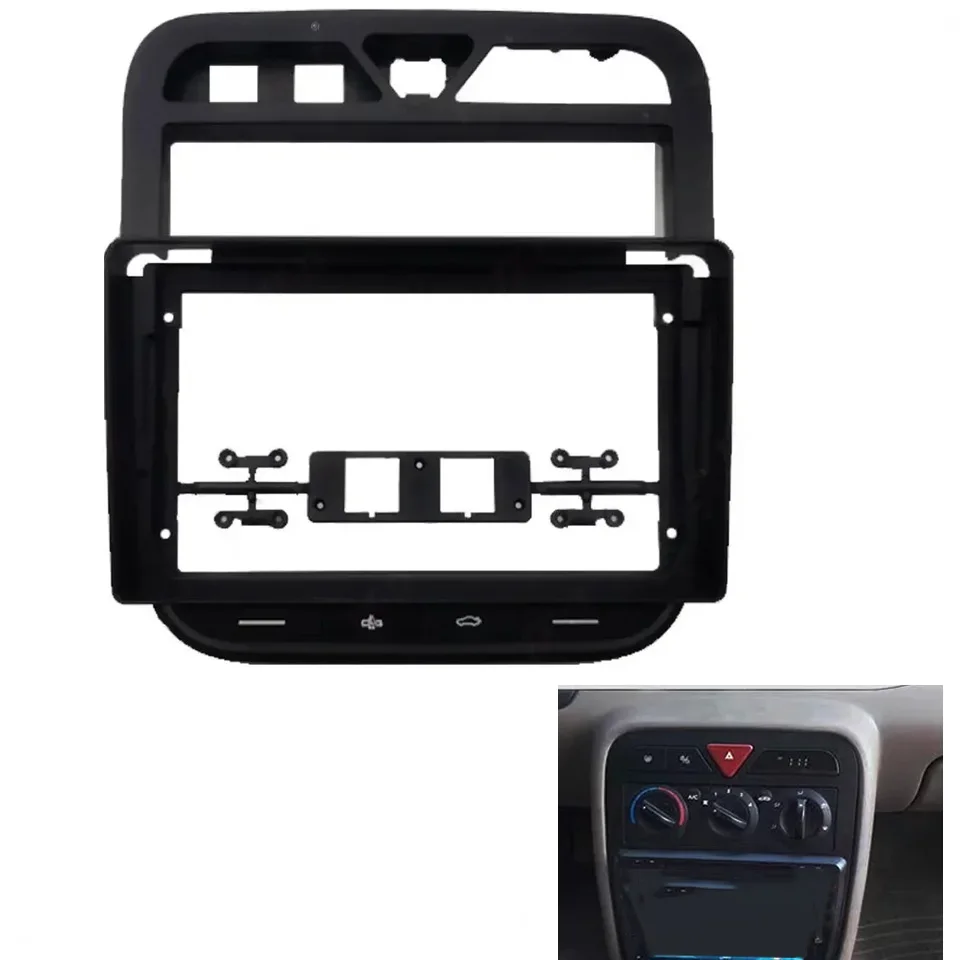 Car DVD Player frame for Samand LX 9 INCH touch screen navigation car multimedia panel radio frame android radio frame