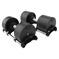 40K Adjustable Dumbbell 20KG 30KG Weights Set Fitness Equipment Gym for Body Building Custom 2024 Hot Sale in Stock