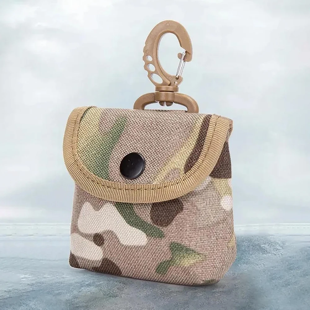 

Водонепроницаемая мини-сумка-ключница из ткани Оксфорд для кемпинга, камуфляжная поясная сумка для охоты, органайзер для наушников, ключей, монет и EDC-аксессуаров