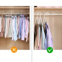 1PC Multi-Hole Space-Saving Clothes Hanger! Foldable for Home/Bedroom/Travel – Fits Pants/Shirts/Skirts - Image 5