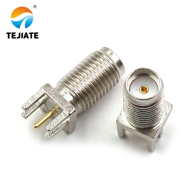 SMA 암 SMA-KE 외부 스레드 내부 구멍 니켈 도금 안테나 베이스 스트레이트 커넥터, 8mm, 10mm, 5 개