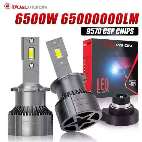 2pcs D SERIES D1S LED Car Headlights HID Bulb D2S D3S D4S D8S Turbo Light 65000000LM 6000K Auto Lamp CANbus No errors Plug&amp;Play