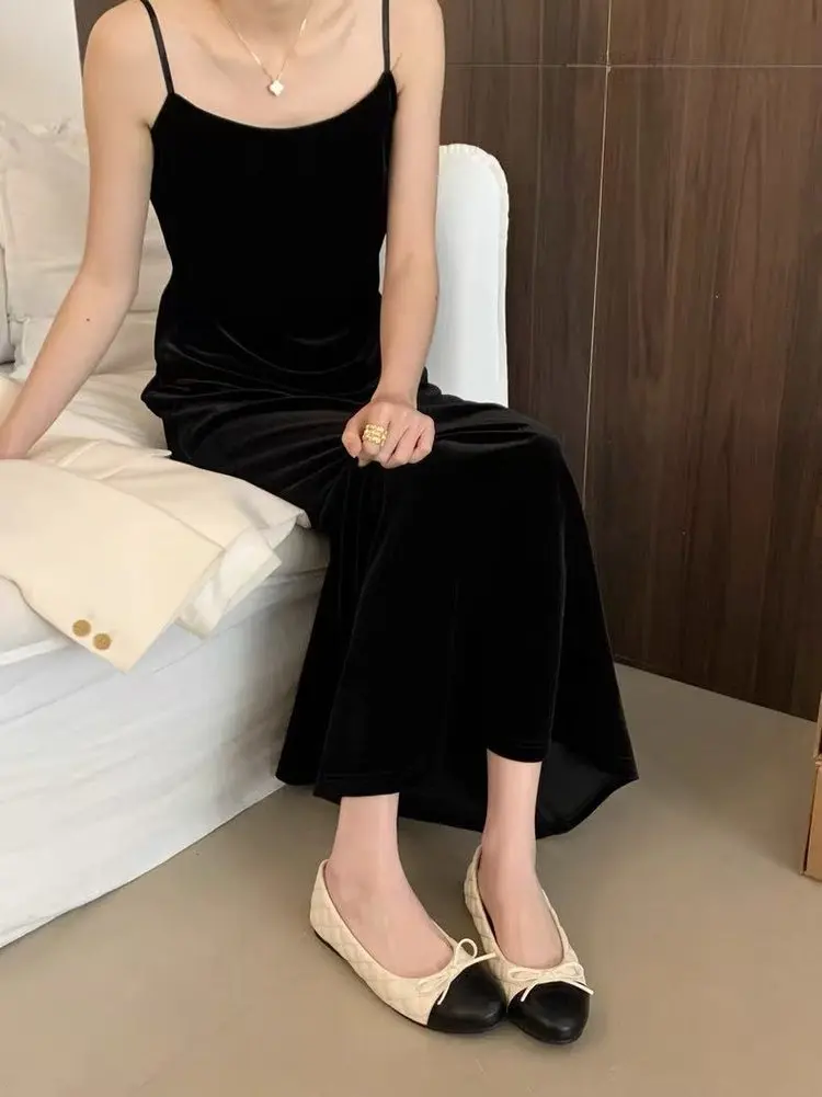 Zweifarbige Damen-Loafer mit Schleife und flachem Absatz, zum Hineinschlüpfen, runde Zehenpartie, bequeme Vintage-Schuhe für Büro, Alltag, Party – Detail 8