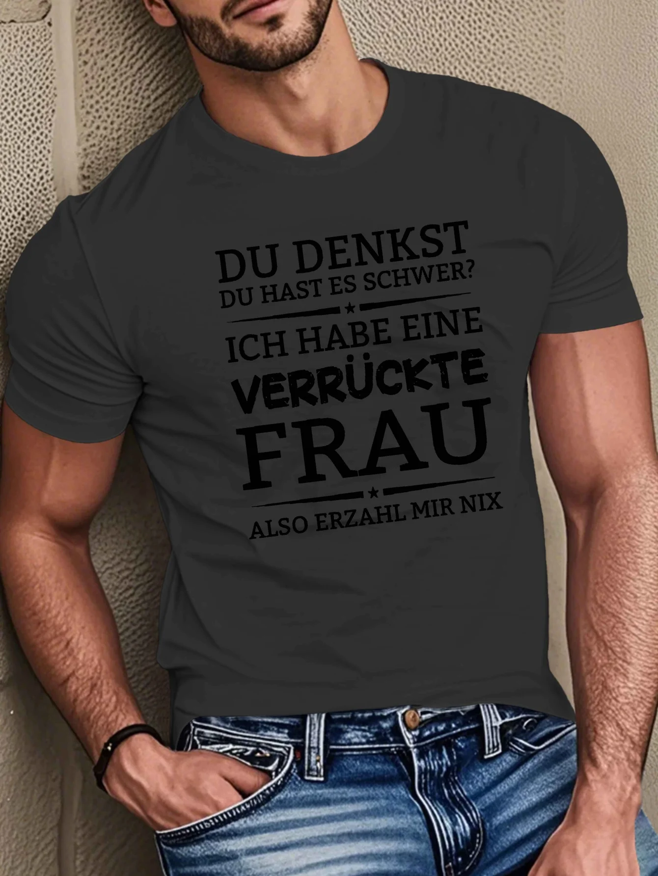 Simple Casual Men's T-shirt Clothing Design Sense Letter Print Short Sleeve Top Plus Size Breathable Loose Crew Neck T-shirts