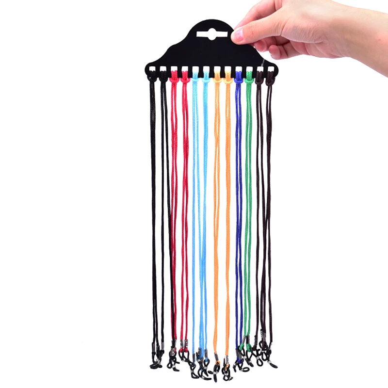 12 Pcs/set Nylon Chain Rope Eyeglasses Chain Sunglasses Eyeglasses Neck Rope Strap