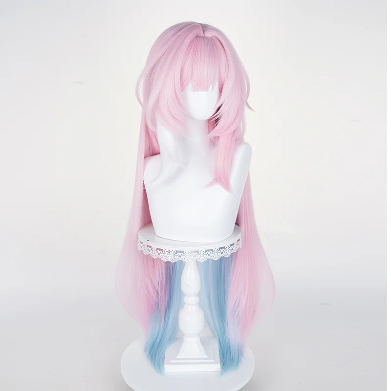 Jeu Honkai Star Rail Cyrene Cospaly perruque Cyrène rose-bleu dégradé longue grêle pour Comicon fête adulte femmes hommes