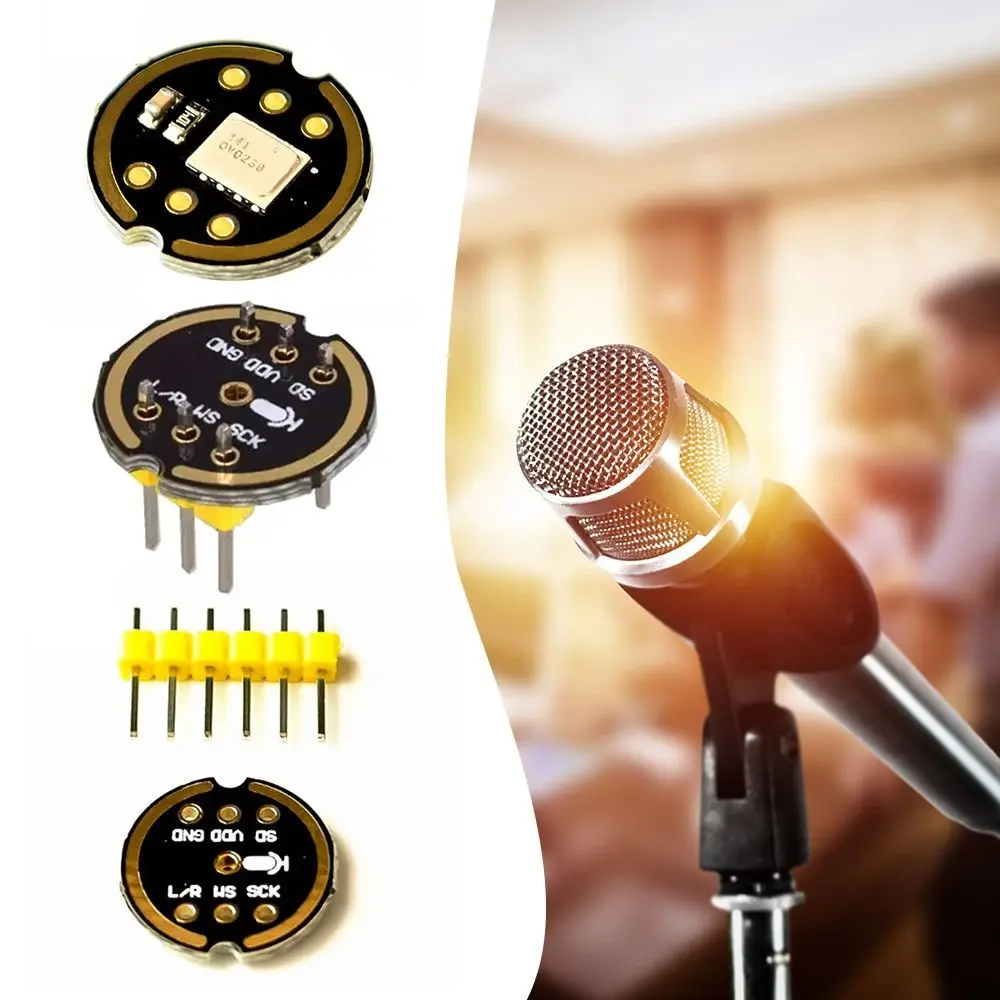 ESP32 Omnidirectional Microphone Module High Precision I2S Interface Microphone Sensor Module MEMS Low Power