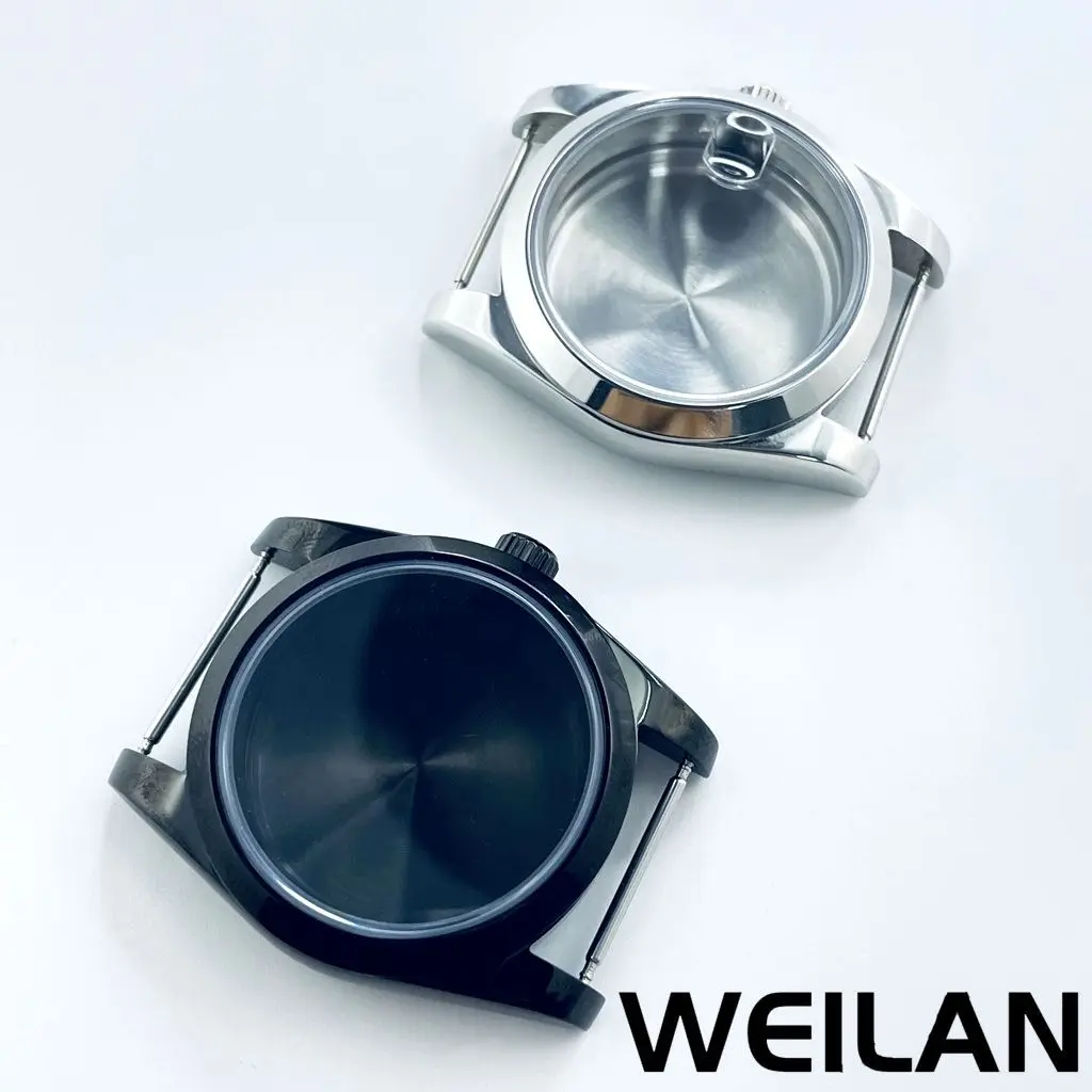 36mm 40mm Rose Gold Black Silvery NH34 NH35 NH36 NH38 NH39 NH70 NH72 ETA2824 PT5000 Watch Case Top Waterproof Sapphire Crysta