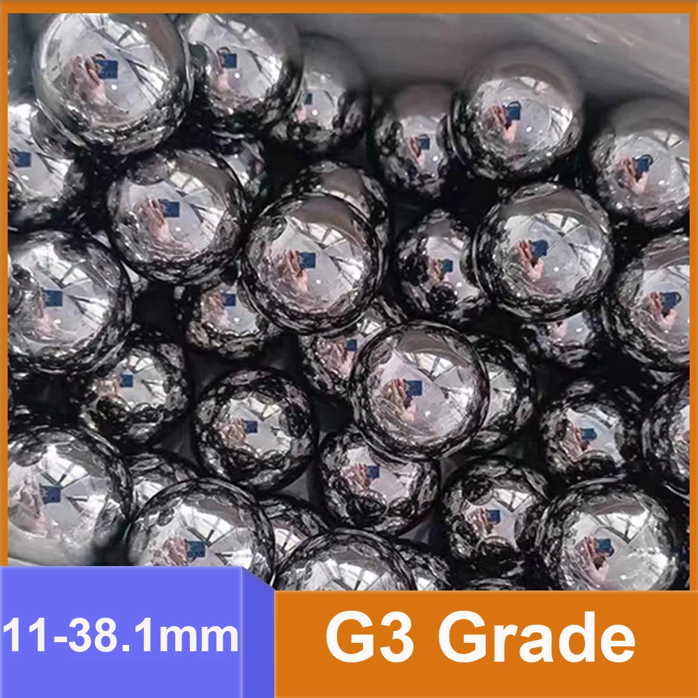 1-30Pcs G3 Grade Bearing Steel Balls 11mm-38.1mm High Precision GCR15 Solid Smooth Wear-Resistant Round Beads