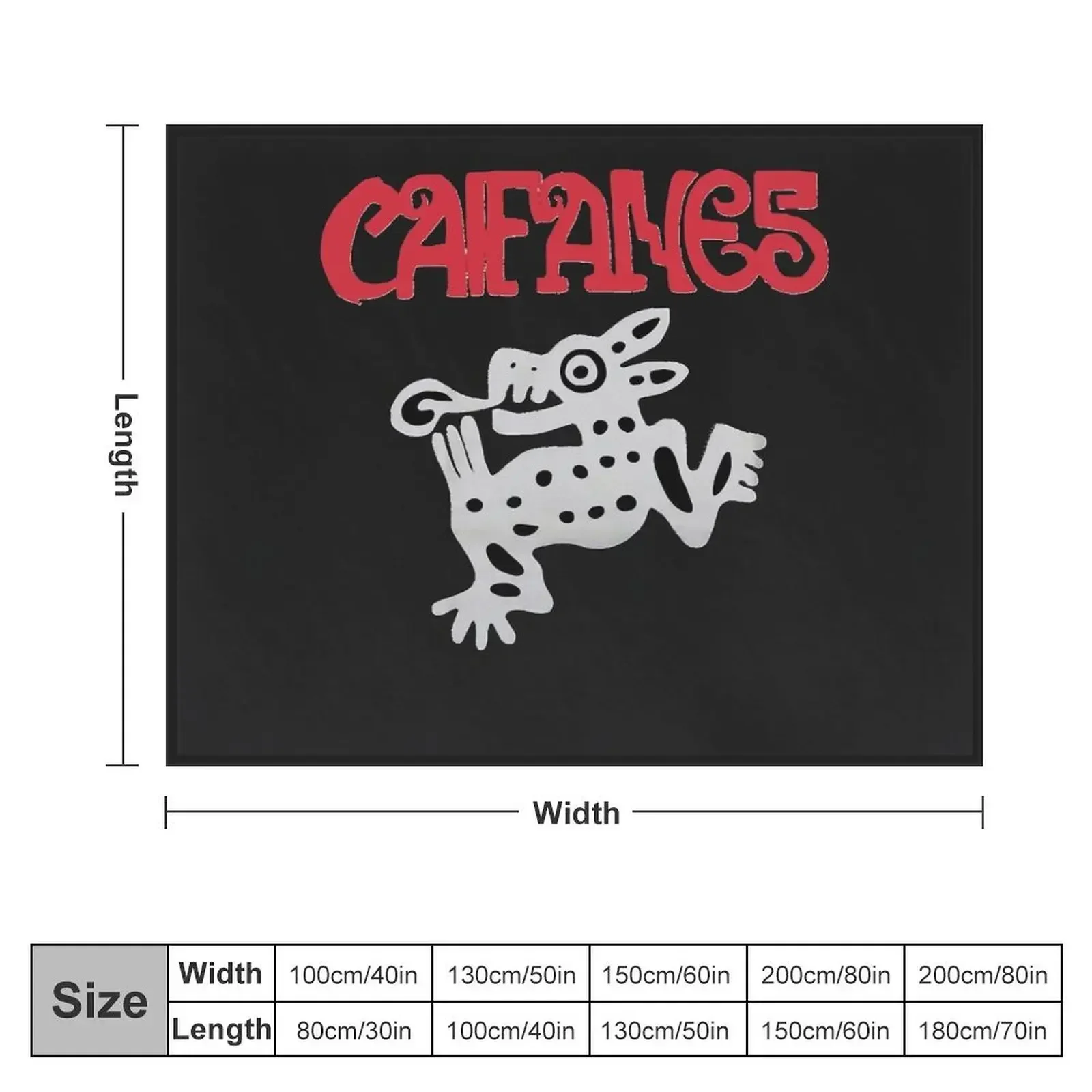 Caifanes Music Band Logo Classic T-Shirt Throw Blanket Multi-Purpose Hair Blankets