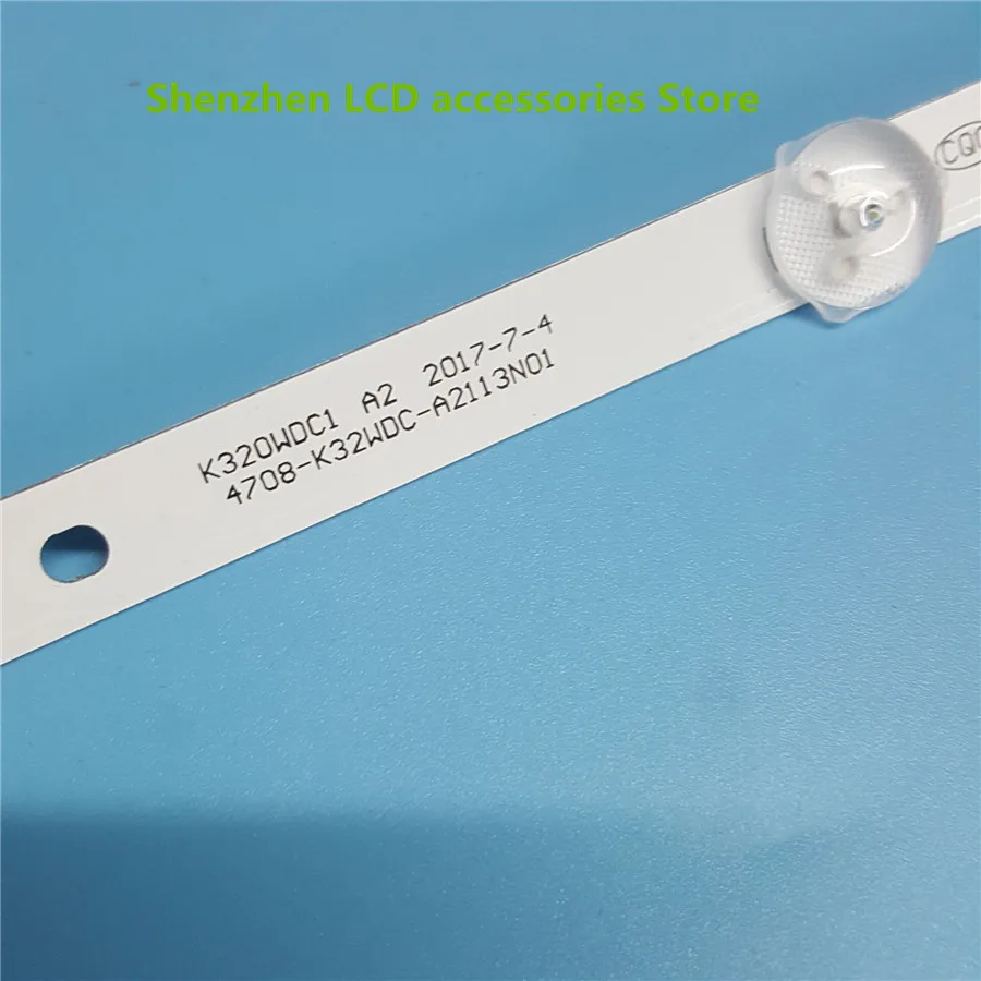 LED شريط إضاءة خلفي 6LED ل 4708-K32WDC-A2113N01 A1113N01 K320WDC2B K320WDC1 A2 32PHS4012/12 TX-32ER250ZZ 58.5 سنتيمتر 6V
