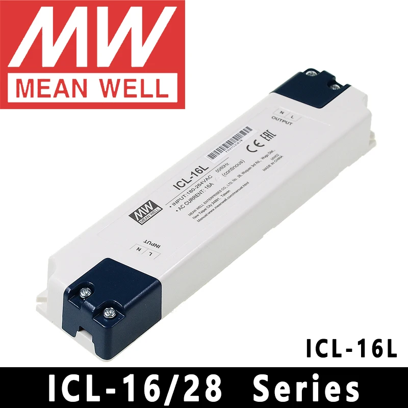 Original Mean Well ICL-16R meanwell DIN Rail 16A AC Inrush Current Limiter to reduce the high starting current