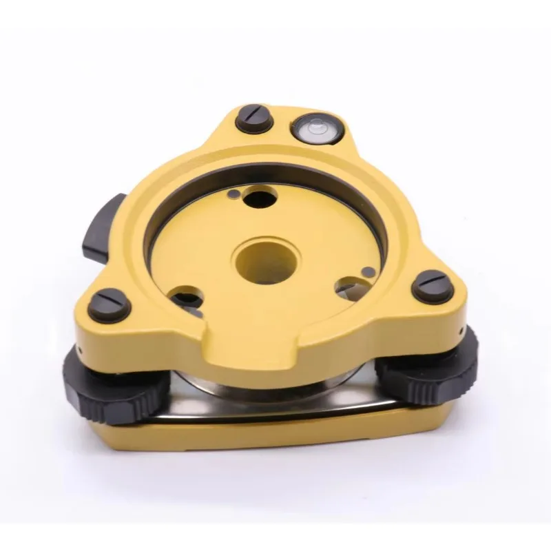 High Precise FDJ01 Yellow Robotic Tribrach Without Optical Plummet with Circular Bubble for Total Station Survey