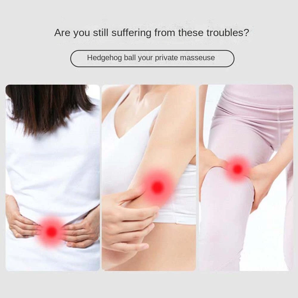 

Foot Roller Fitness Massage Ball Yoga Equipment Hedgehog Shape Yoga Massage Ball Strength Recovery Fasciitis Exercise Ball