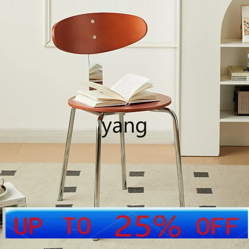 

LH antique dining chair household simple desk back chair