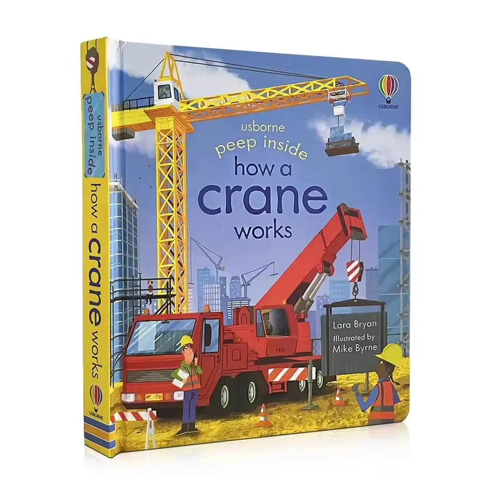 Usborne Peep Inside How Works Series كتاب صور تعلم المعرفة العلمية باللغة الإنجليزية كتاب القراءة اليومي وقت النوم #4