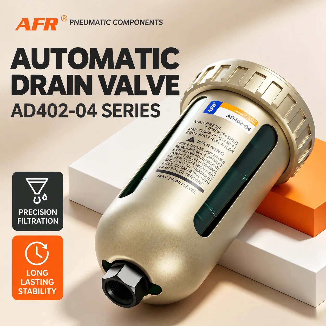 AD402-04 Automatic Drain Valve 1/2