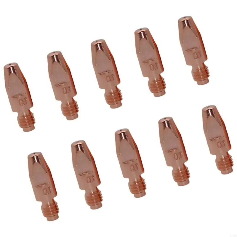 10pcs MIG Welding Nozzle Kontak Tips Gas Diffuser Connectors Holder Torch