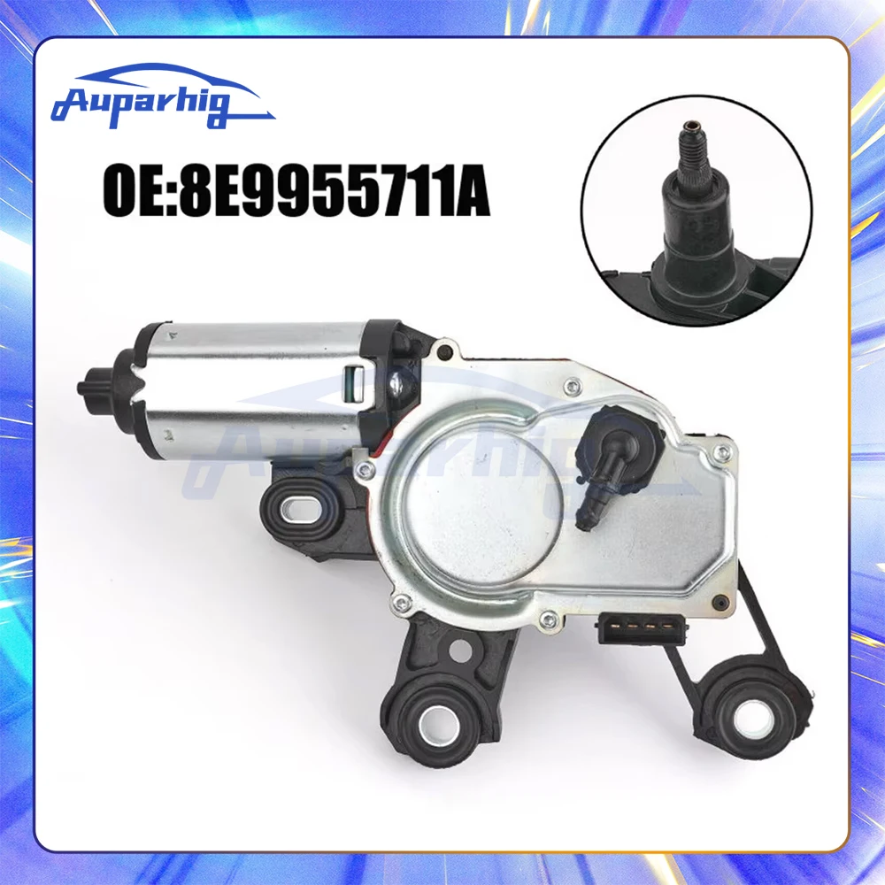 New Rear Windscreen Wiper Motor 8E9955711A 8E9955711B with 4 Pins Plug 12V For Audi A3 A4 A6 Q5 Q7 Allroad 8E9955711C 8E9955711D