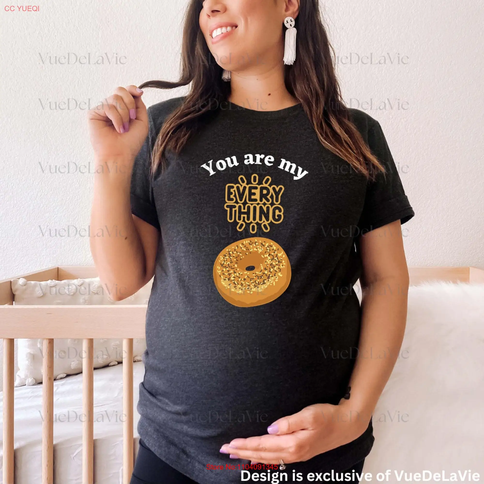 Everything Bagel shirt You are my Mens and Womens t Valentines pun tee VueDeLaVie Family long or short sleeves