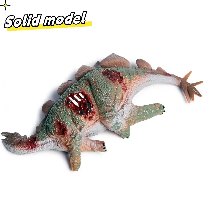 Jurassic 2 Solid Simulation Dinosaur Corpse Model Toy Stegosaurus Corpse Animal Model