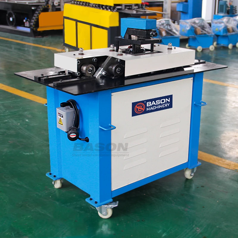 BSMT air Duct Lock Forming Machine with 7 Functions Pittsburgh Lockforming Machine Pittsburgh Slock Forming Machine Forduct Line