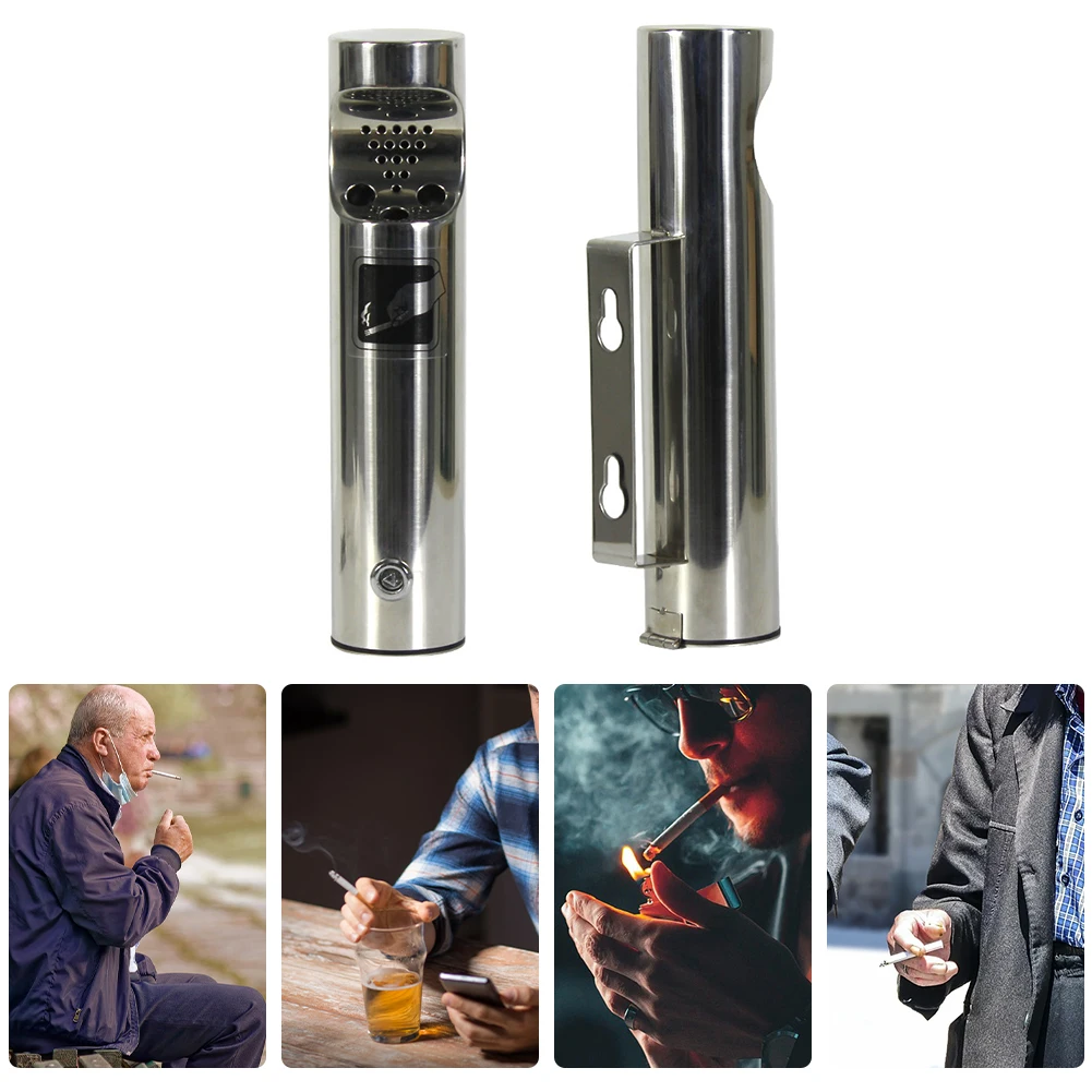 

Настенный цилиндр, мундштук для пепла, цилиндр из нержавеющей стали, колонна для пепла, водонепроницаемая, экономия места, общественный для торгового центра, отеля, КТВ