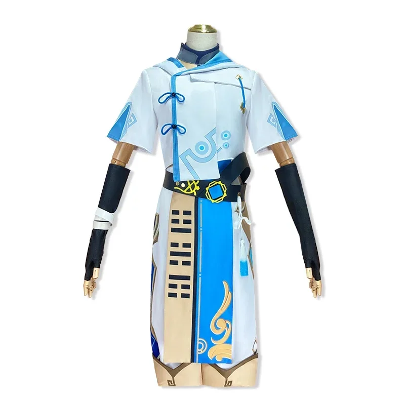 Disfraz de Genshin impact para hombre, cosplay de anime, juego de Chongyun