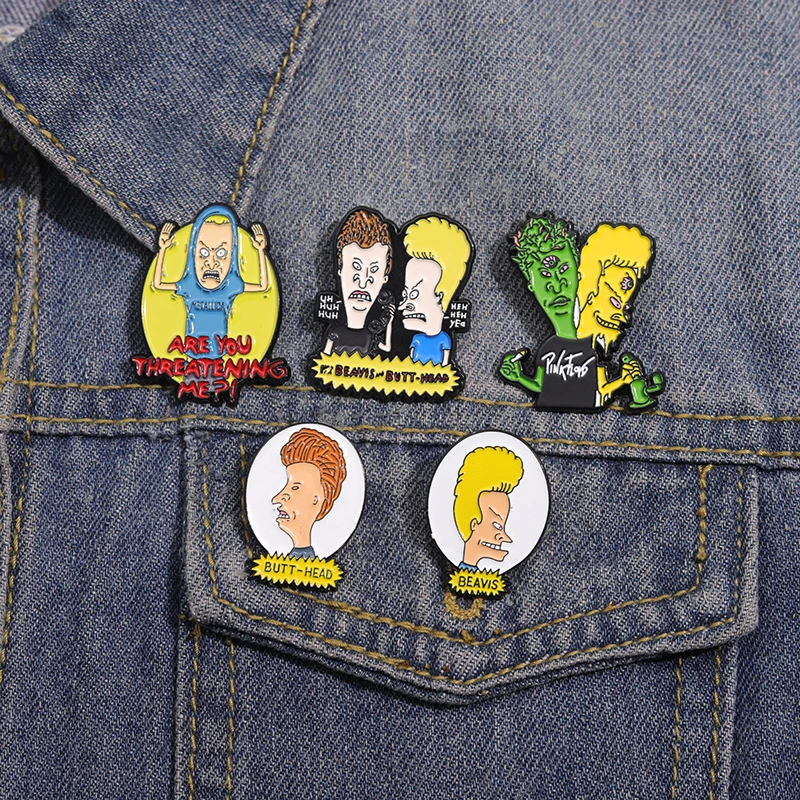 Cartoon Cartoon Characters Enamel Pins Cute Creative Metal Decorative Brooches Backpack Lapel Badge Jewelry for Friends Gift