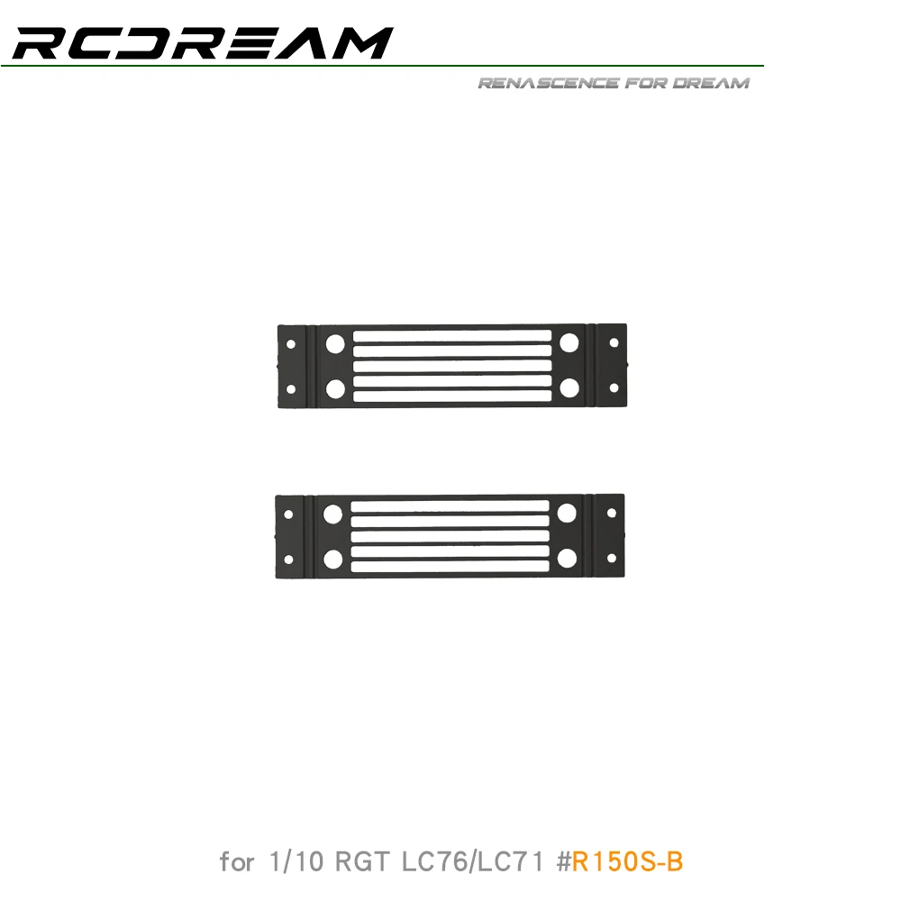 RCDream 1/10 Tail Light Protective Cover Net Sheets for RGT EX86190 EX86020 LC71/LC76 Rear Bumper Upgrade Parts #R150S