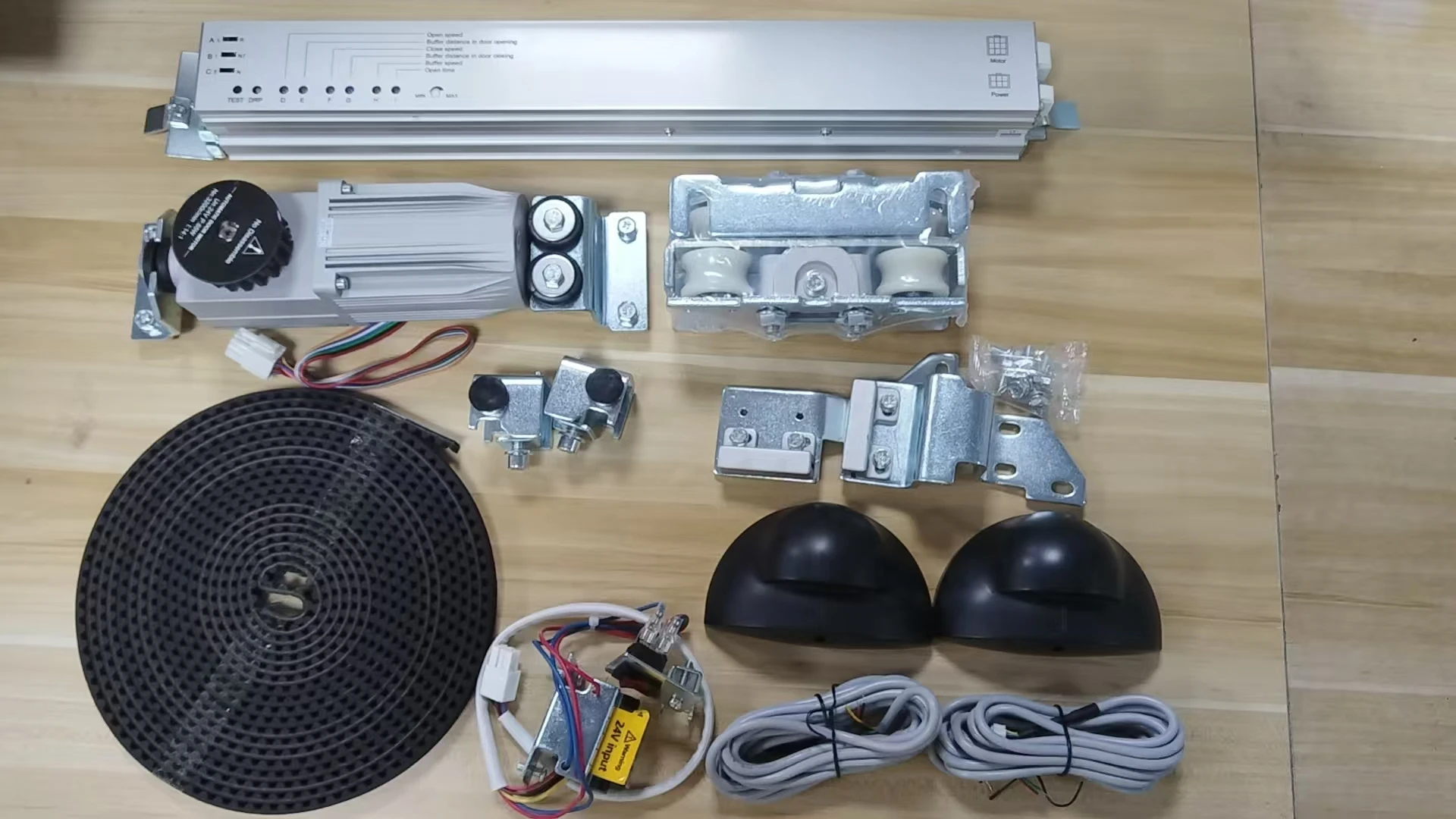 Cheapest Price Automatic Sliding Door Motor 130kg*2 Glass Sliding Door System for DC Brushless Motor