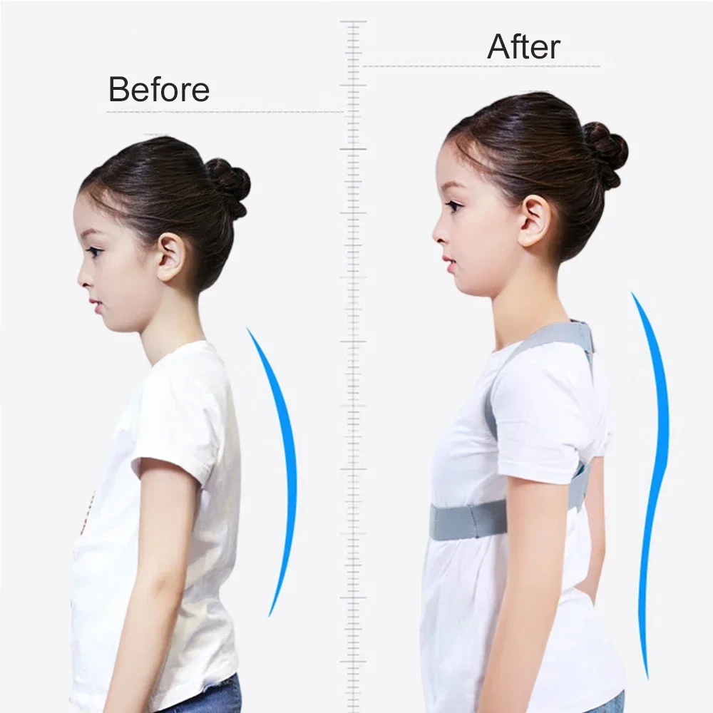 Adjustable Posture Corrector Back Shoulder Straighten Orthopedic Brace Belt for Clavicle Spine Back Support Pain Relief Beauty