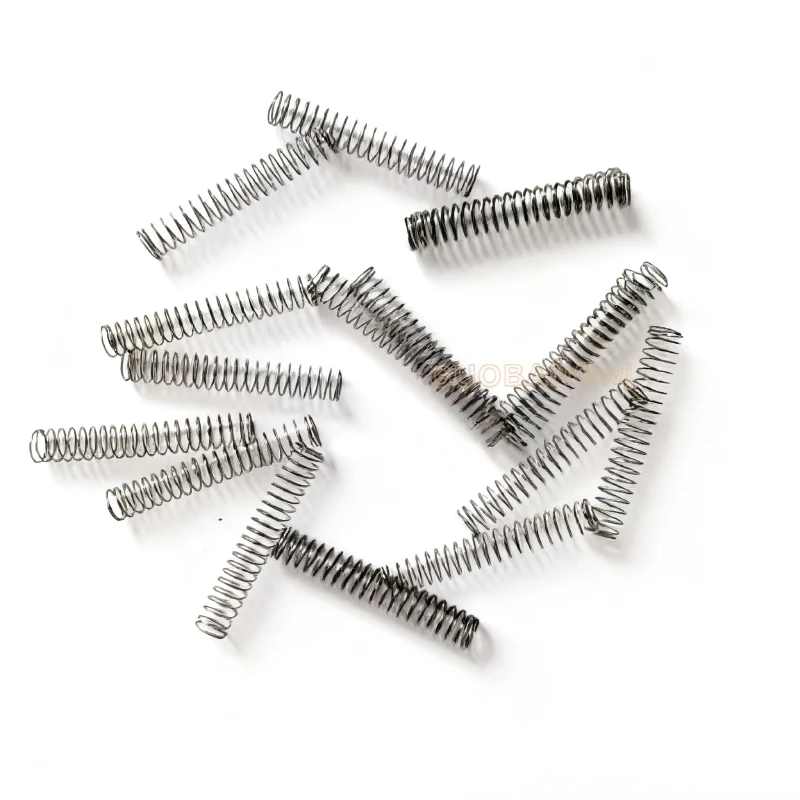 304 Stainless Steel Spring Wire Diameter 0.7 0.8mm OD 6mm length 30 mm Compression Small spring Machinery Accessories