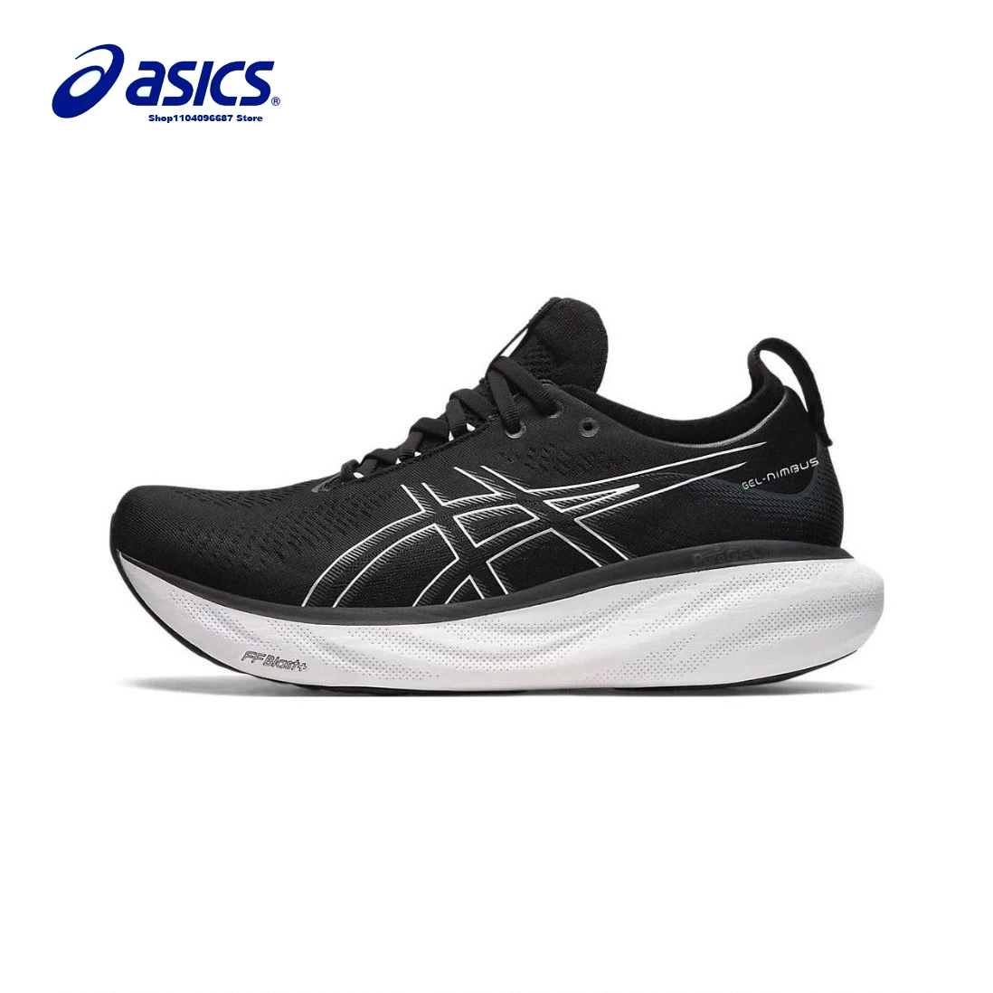 Unisex Asics Nimbus 25 Sports Casual Tennis Training Shoes Marathon Racing Shock Absorbing Running Shoes For Men And Women