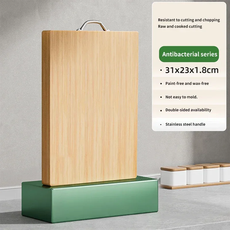 

31*23*1.8cm Chopping Board Two-sided Kitchen Square Thick Cutting Board Food Serving Tray Bamboo Chopping Boards with Handle