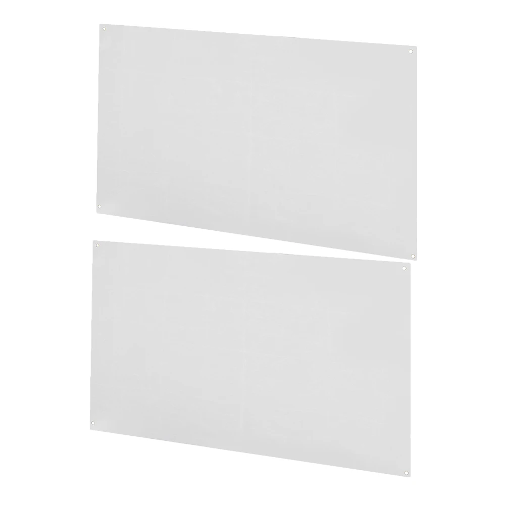 

2 Pcs DIY Doodle Banner Pennant Garden Flags Blank to Decorate for Double Sided