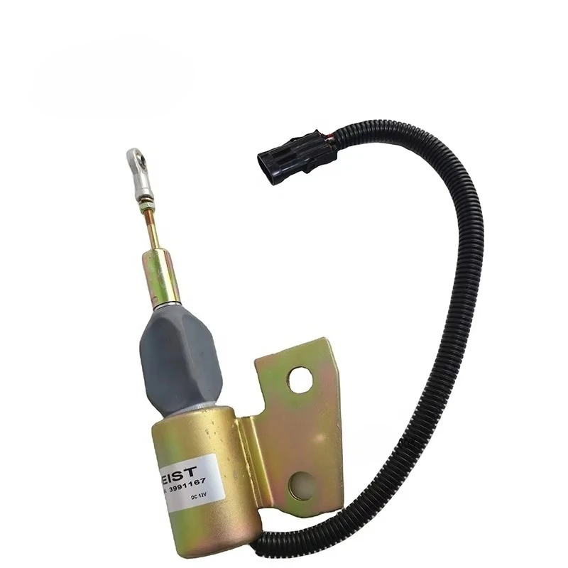 Diesels engine parts 12v fuel cut solenoid 4BT stop solenoid 3991167