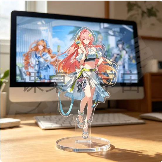 Anime Wuthering Waves Aemeath LYNAE Sigrika Acrylic Stand Figure Model Plate Cosplay Collection Desktop Decor Gifts XYZ