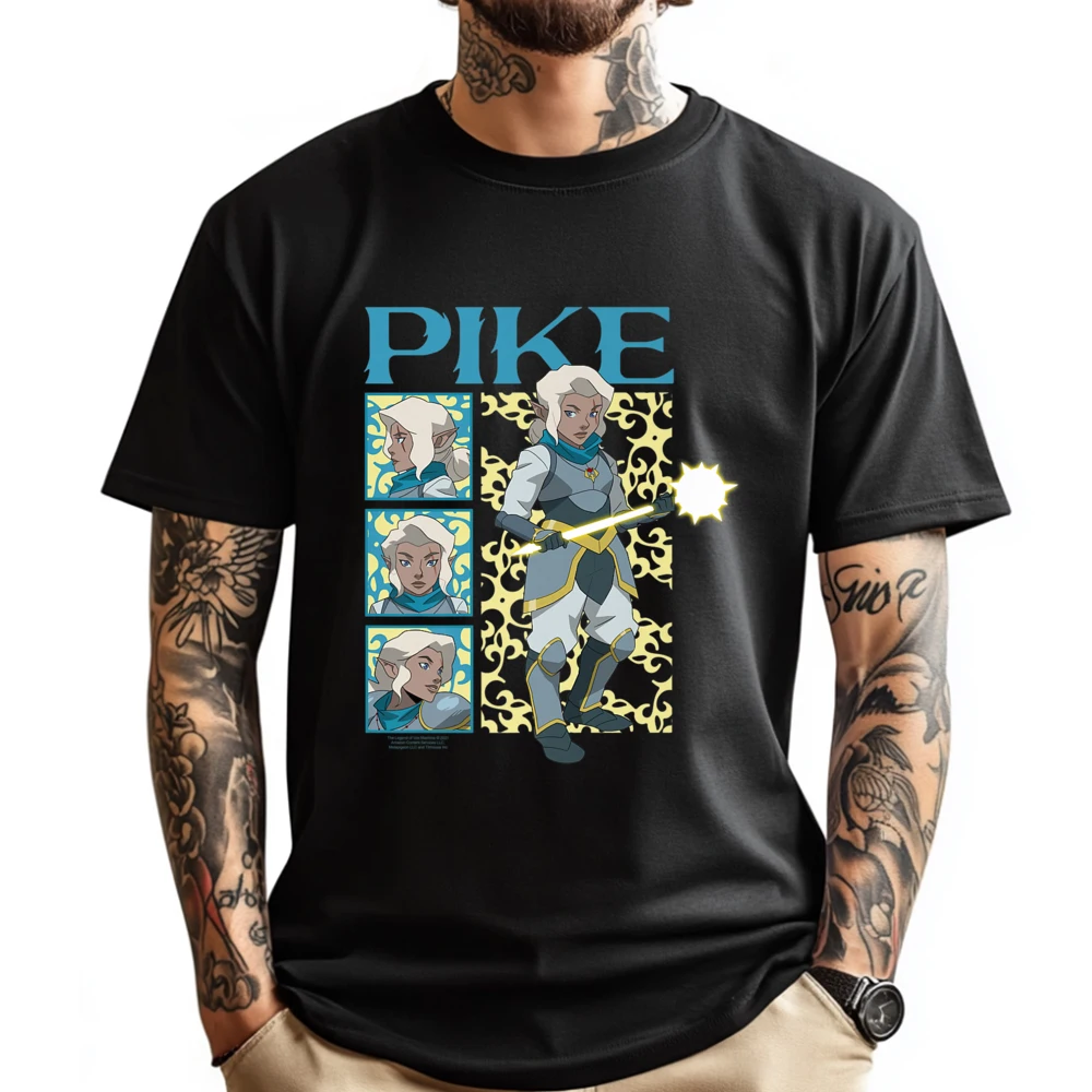 

The Legend Of Vox Machina Pike Luxury T Shirt Clothes Pink Graphic Tees Mens Gifts St Patrick's Day