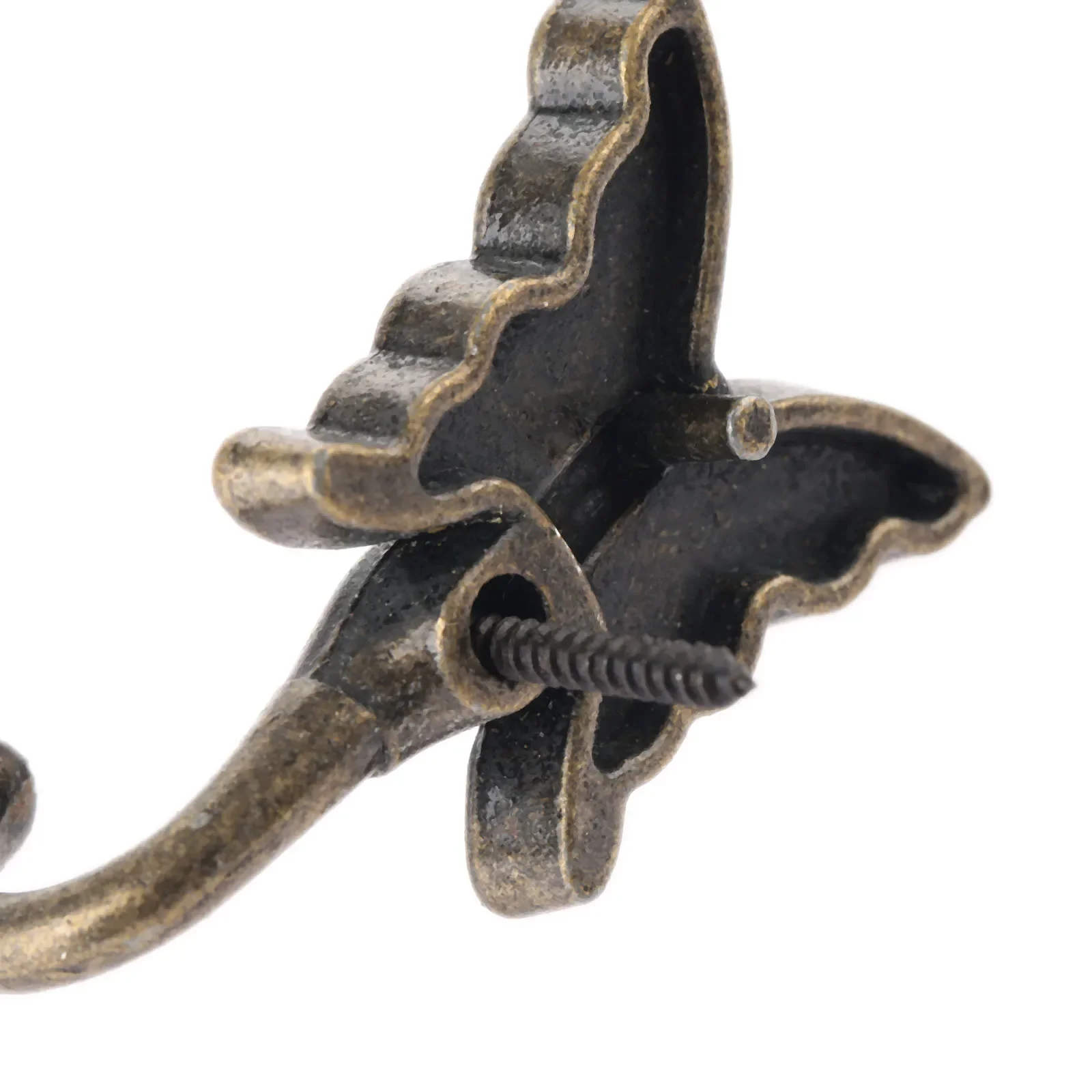 1pc Butterfly Cloth Hook 56*35mm Wall Door Mounted Bag Hat Hanger Single Hook for Clothes Towel Pants Hanger