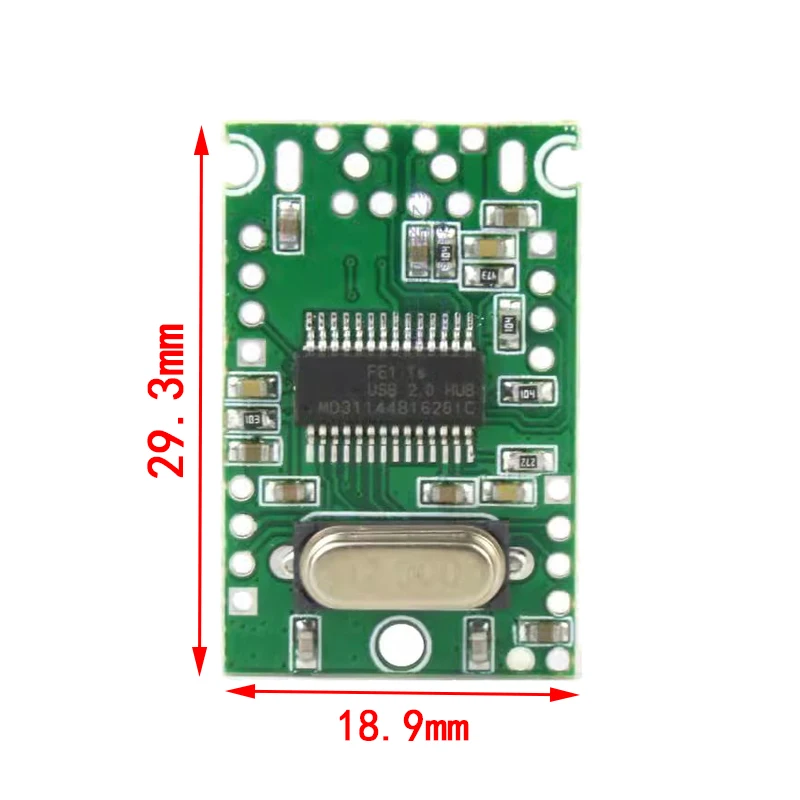 USB2.0 Expansion Module HUB Concentrator 1 Minute 4 1 Drag 4 Interface Transfer Development Board Drive-Free